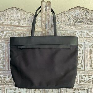 Tumi Large Tote Bag Leather and Nylon
